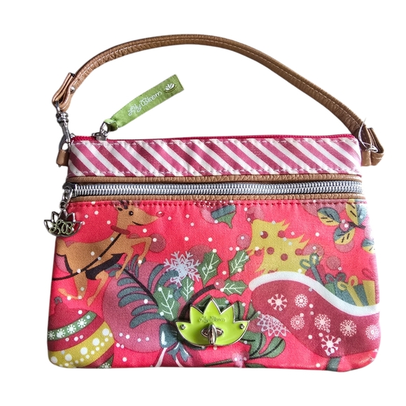 Lily Bloom Christmas Wristlet - Picture 1 of 7
